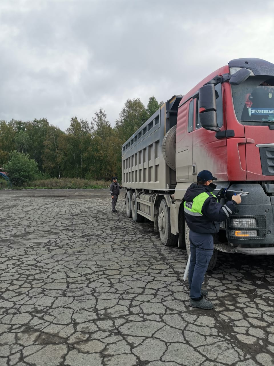 Проведение весогабаритного контроля в Новосибирской области